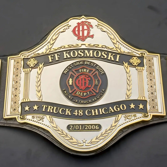 Custom Firefighter Championship Belt