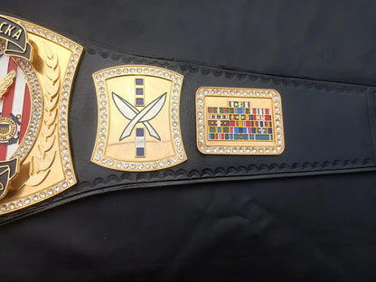 Custom Military Service Retirement Belt