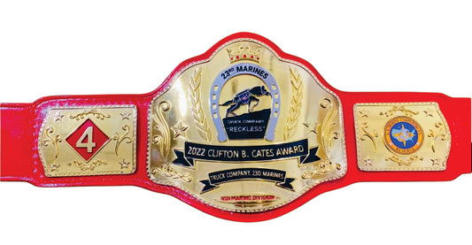 2022 Cufton B. Cates Award Champions Championship Belt