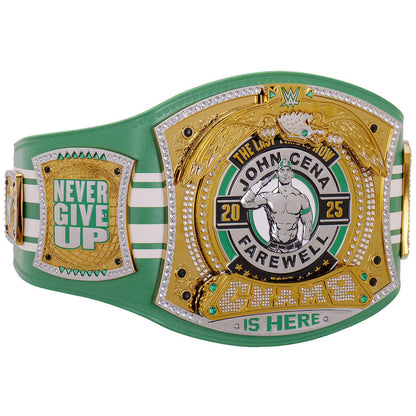 John Cena Farewell Tour 2025 Boston Spinner Championship Replica Title Belt ChampionshipBeltUS