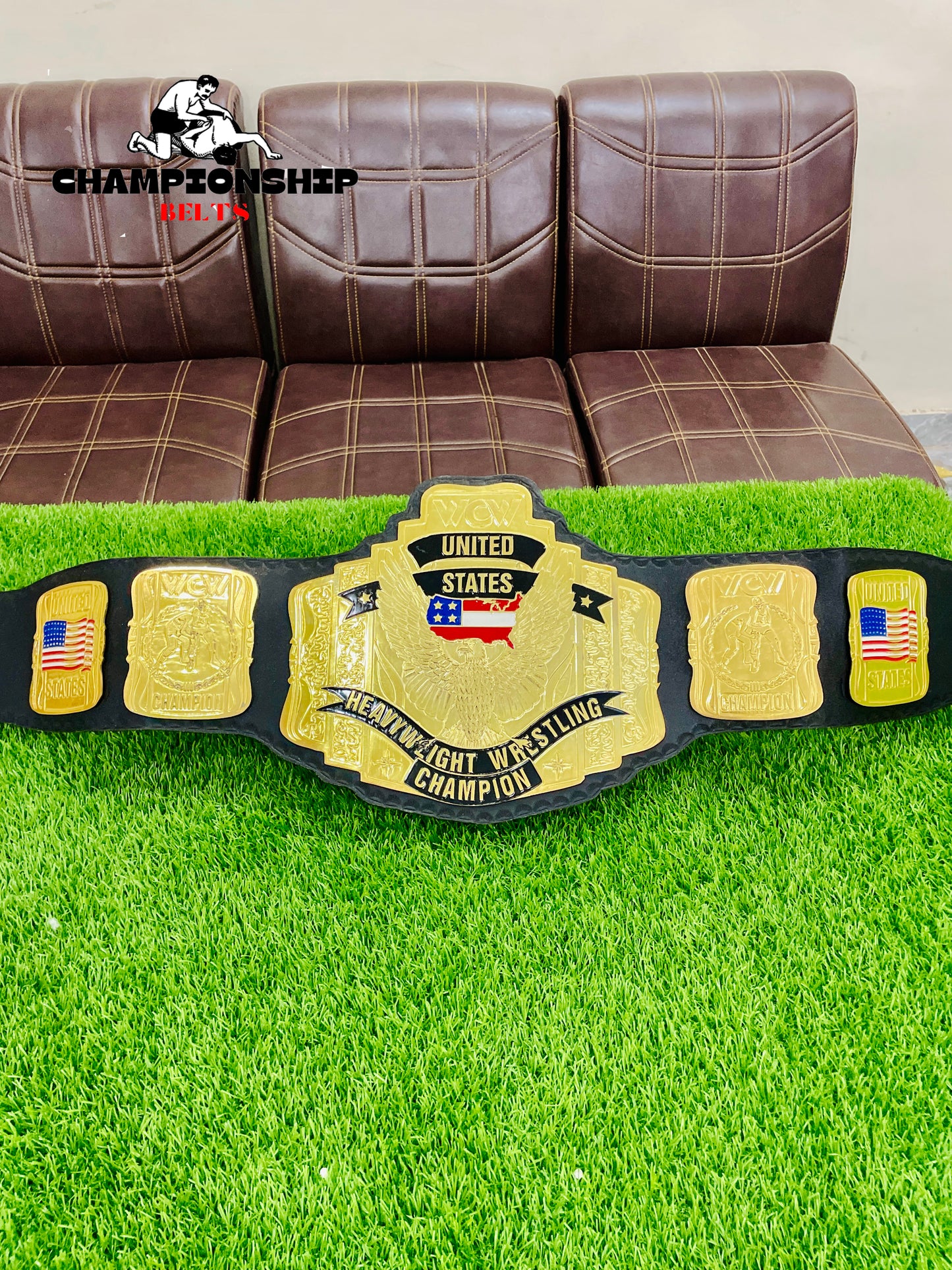 United States WCW Heavy weight Championship Replica title Belt