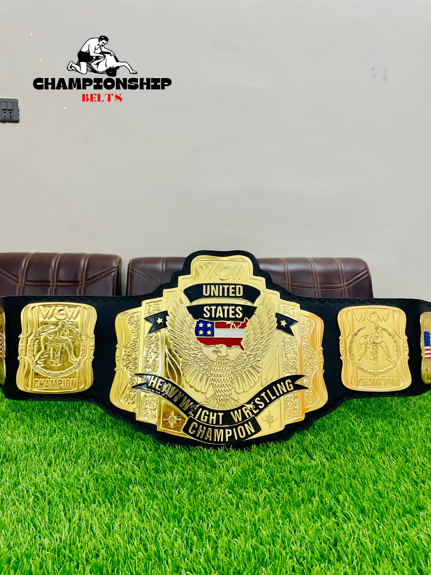 United States WCW Heavy weight Championship Replica title Belt