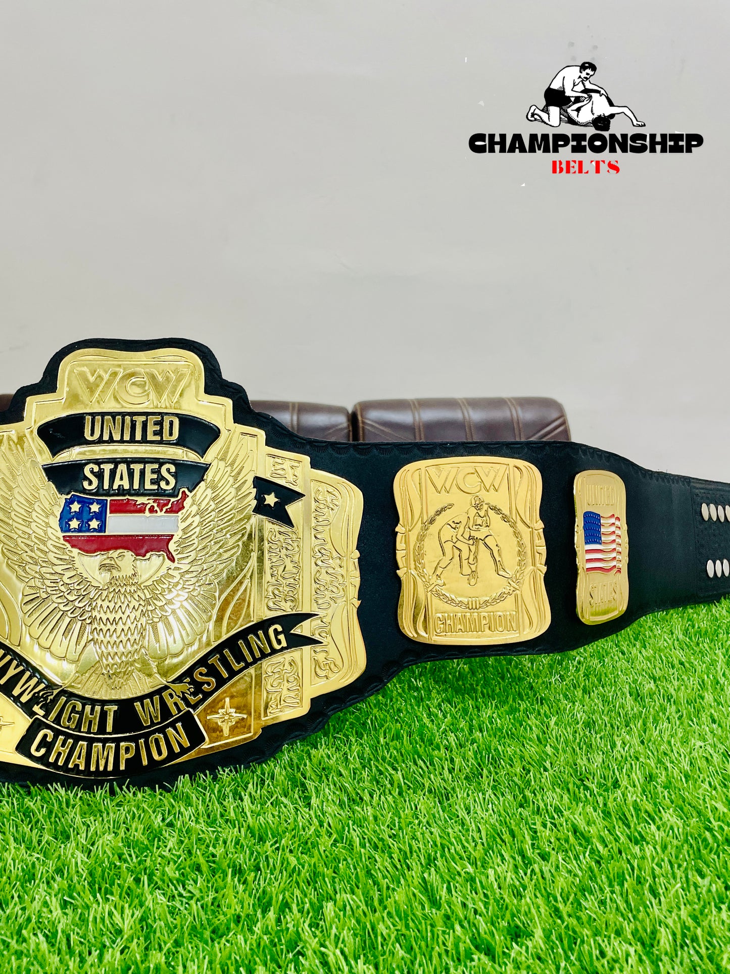 United States WCW Heavy weight Championship Replica title Belt