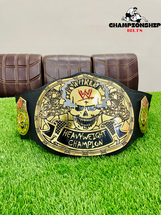 Smoking Skull Snake Skin Heavyweight Championship Replica title Belt