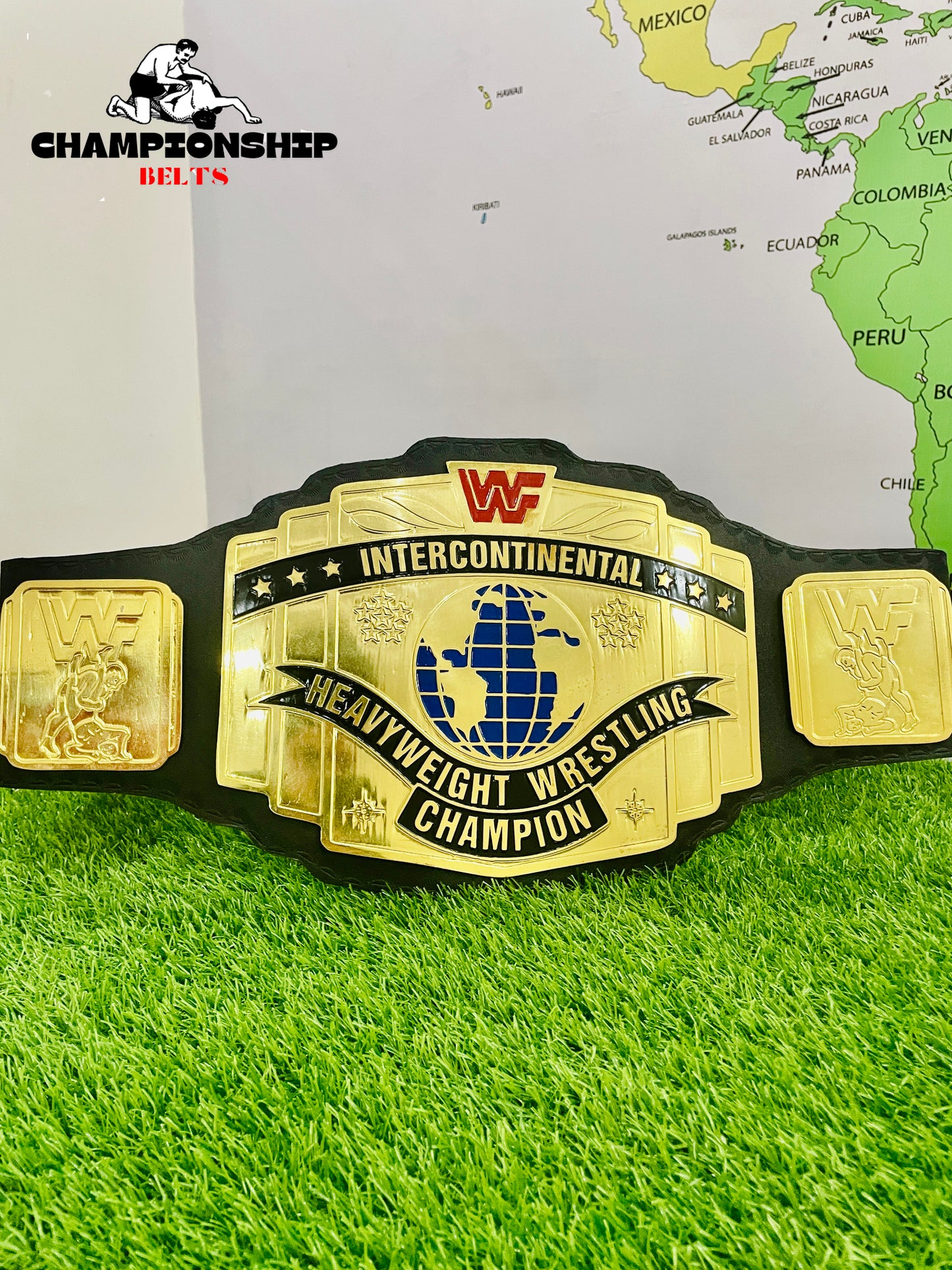 WWF Intercontinental Heavy weight Championship Replica title Belt