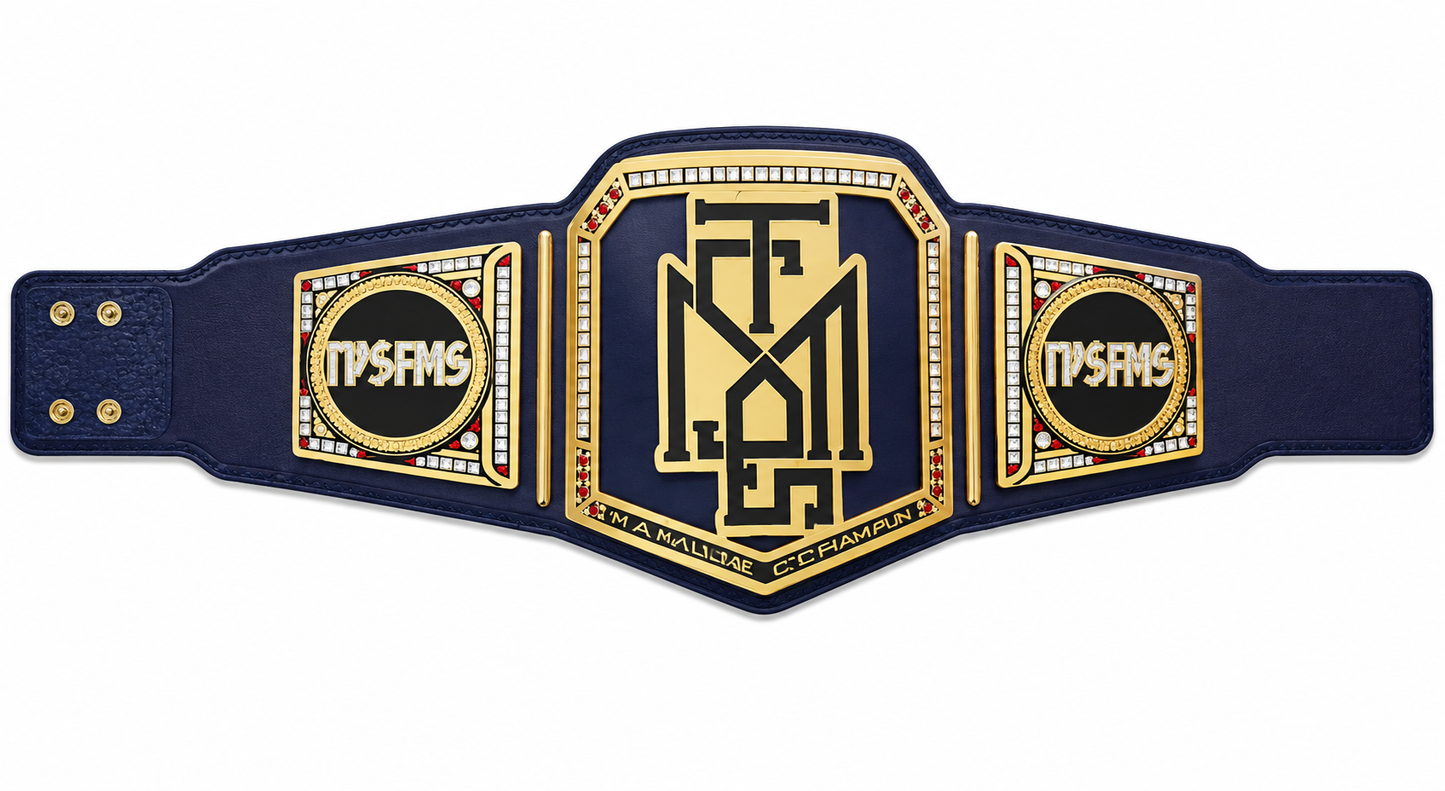 Custom Pro Wrestling Belt Create Championship title with Your Design Engraved