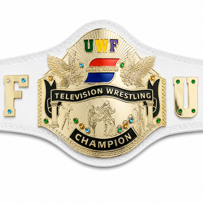 New UWF Television Wrestling Championship REPLICA TITLE BELT 4mm