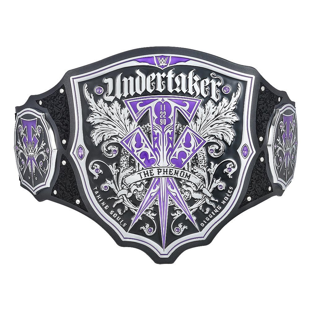 World WWE Phenom UNDERTKER Heavyweight Championship Replica title Belt