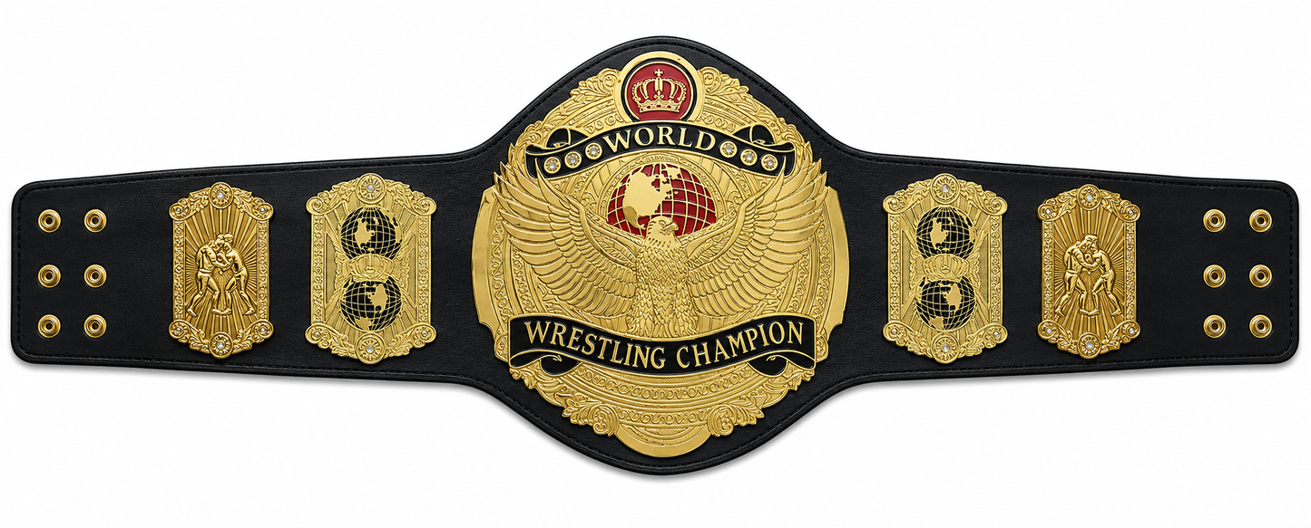 Customized World Heavyweight Wrestling Championship Replica Belt Title Brass