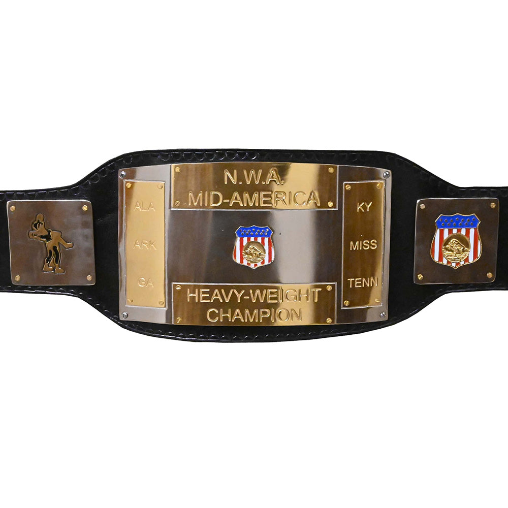 NWA Mid America Wrestling Championship Replica title Belt