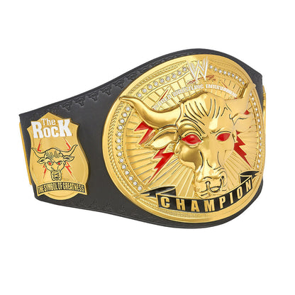 The Rock WWE Brahma Bull Championship Replica Title Belt - US BELTS