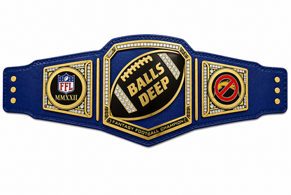Custom Fantasy Football Championship Belt NFL Title Belt With Nameplate