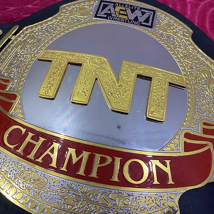 AEW TNT Heavyweight Wrestling Championship Replica title Belt Black