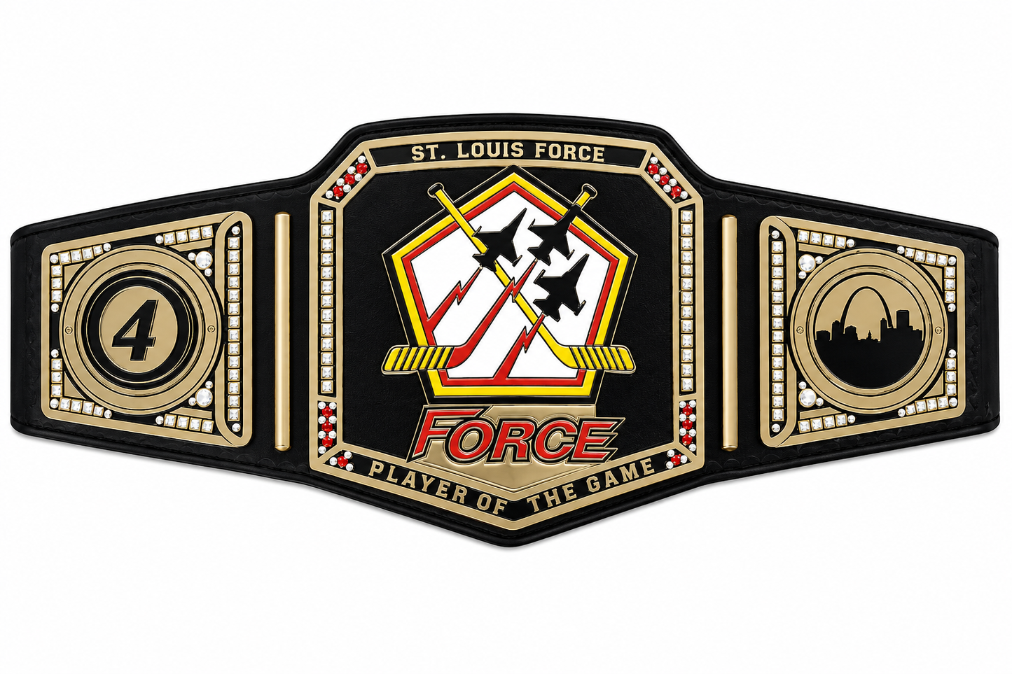 Custom SL Force Belt Create Championship Title With Your Design in Brasszinc