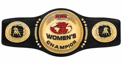 New Customise RWA Wormens Wrestling Championship Belt Adult Size