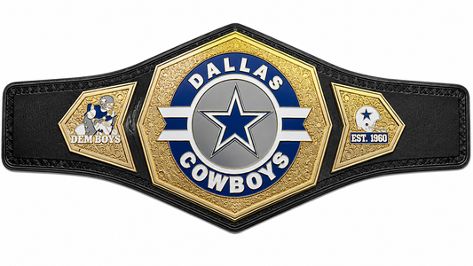 New Customised Dallas Cowboys title Champion belts Leather Strap adult size