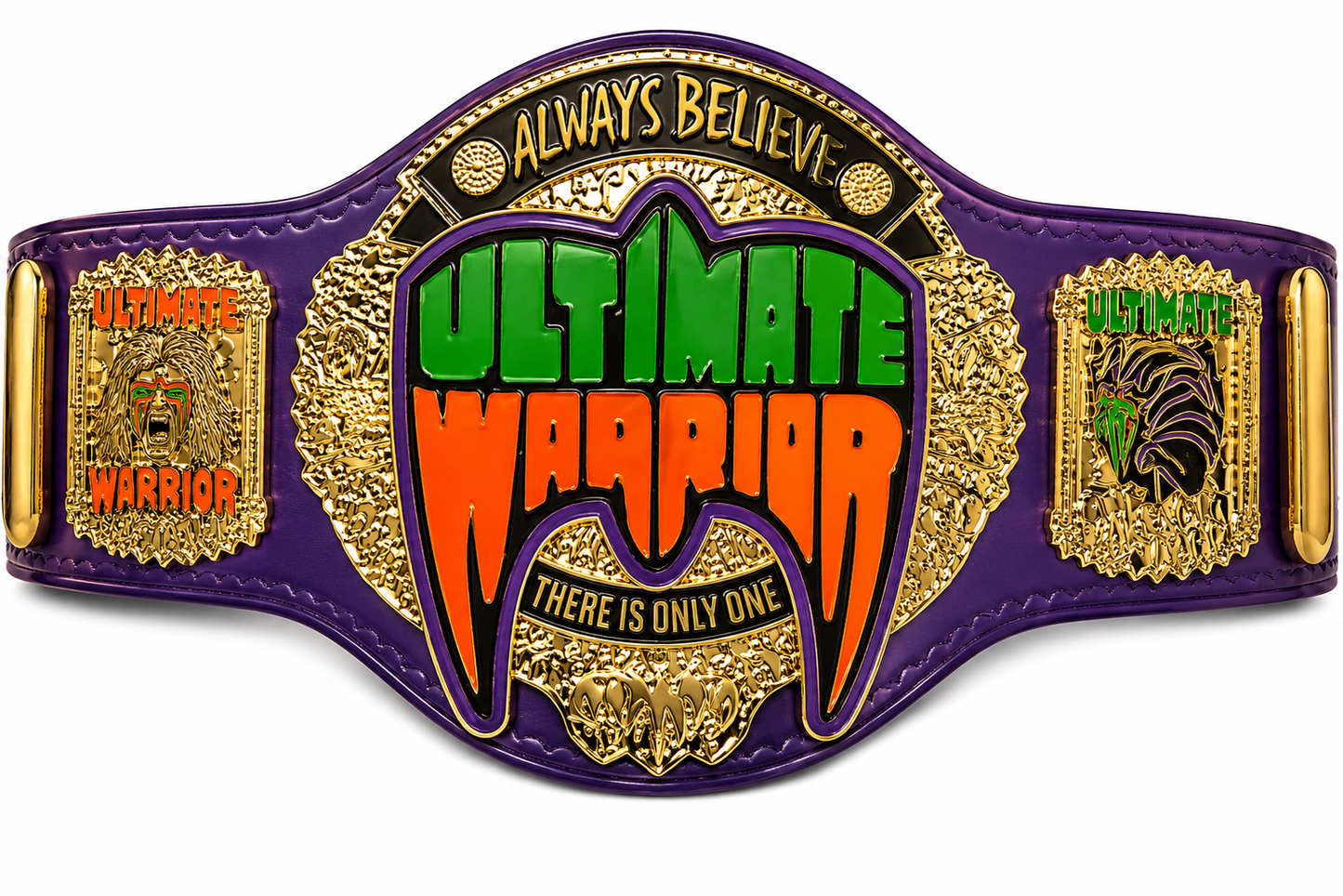 Ultimate Warrior World Heavyweight Wrestling Championship Belt 2MM Title