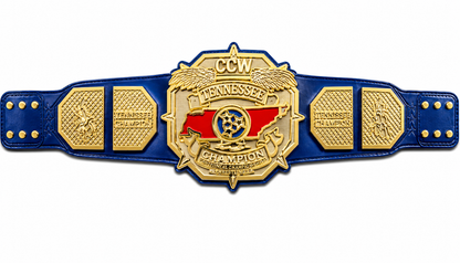 New Customise CCW Costal Wrestling Championship Belt Adult Size