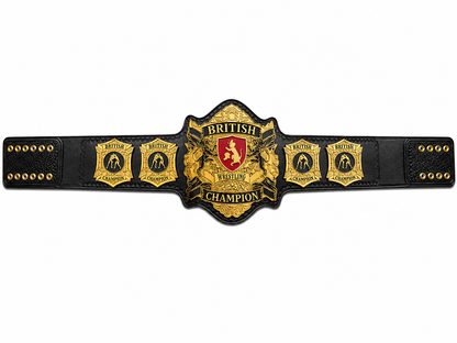 British World Wrestling Championship Title Belt Adult Size Zinc Plated