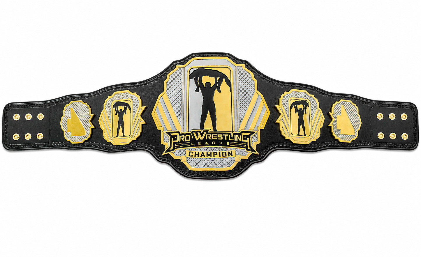 Pro Wrestling Championship Belt Adult Size Genuine Leather