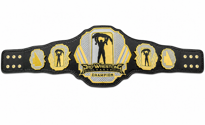 Pro Wrestling Championship Belt Adult Size Genuine Leather