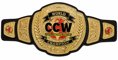 New Customise CCW Costal Championship Wrestling Belt Adult Size