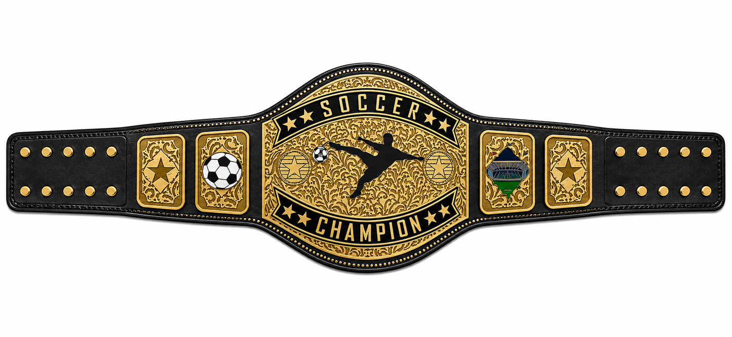 Custom Soccer Championship Belt football Belt Personalised for All clubs