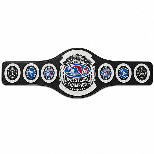 80s Florida Heavyweight Wrestling Championship Belt 2mm