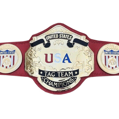 NWA USA Tag Team Heavyweight Wrestling Championship Replica title Belt