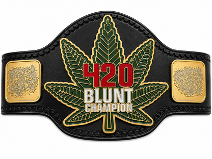 Lascos 420 Weed Wrestling Championship Heavyweight Title Belt Zinc Plated