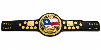 Texas Hardcore Wrestling Championship title belt Adult Size Brass Plated