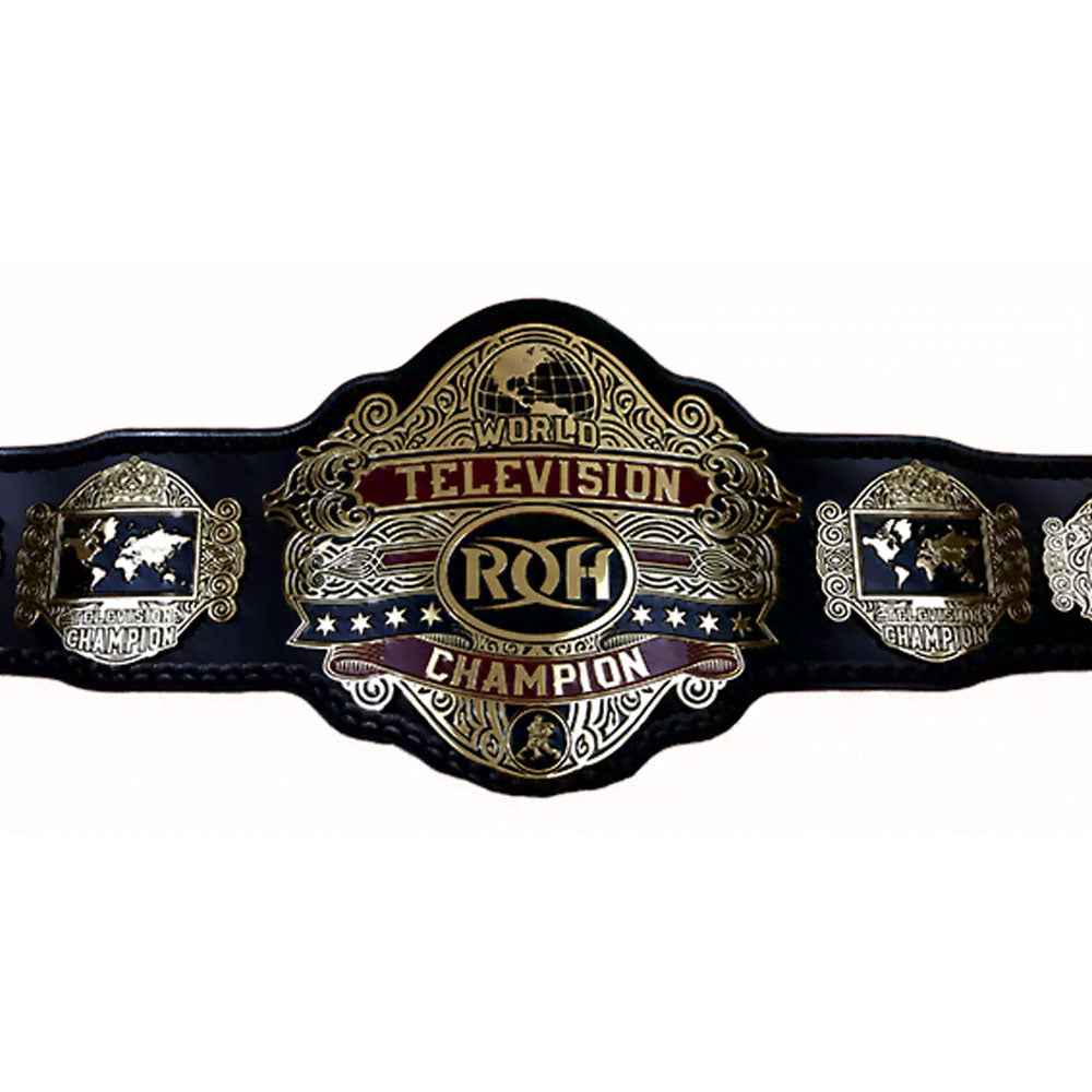 World Television Heavyweight ROH Championship Replica title Belt