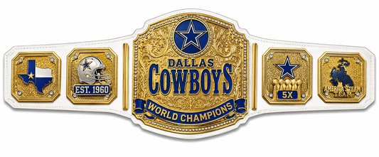 New Customise Dallas Cowboys Championship Belt Adult Size