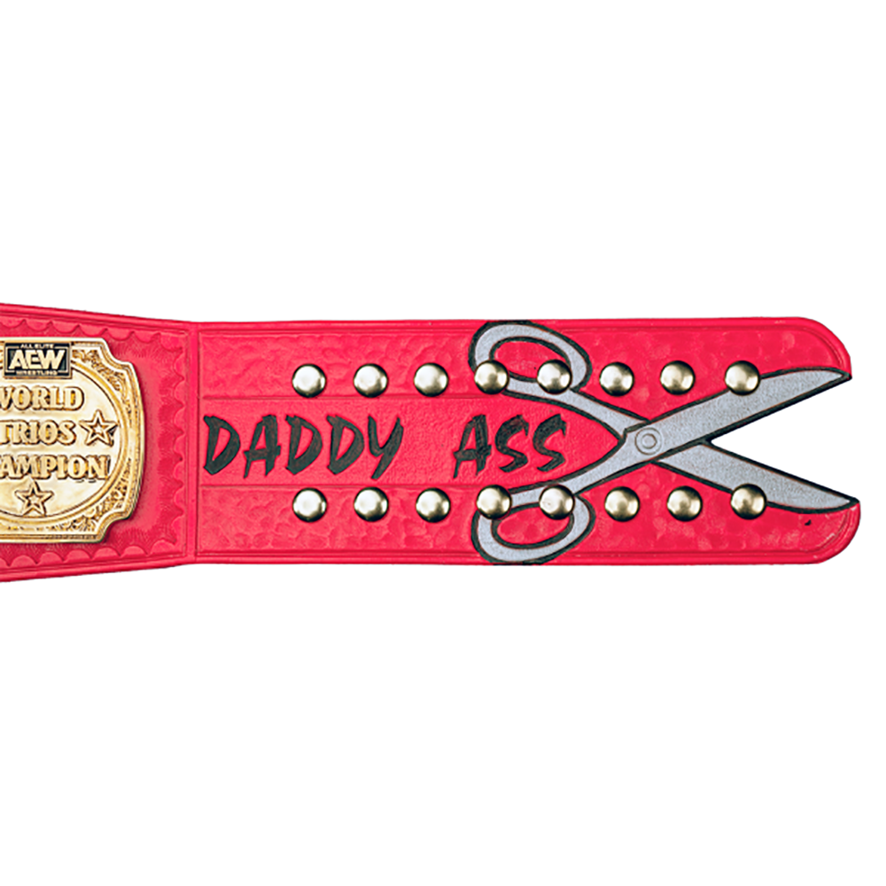 AEW World Heavyweight Wrestling Championship Replica title Belt Daddy Ass