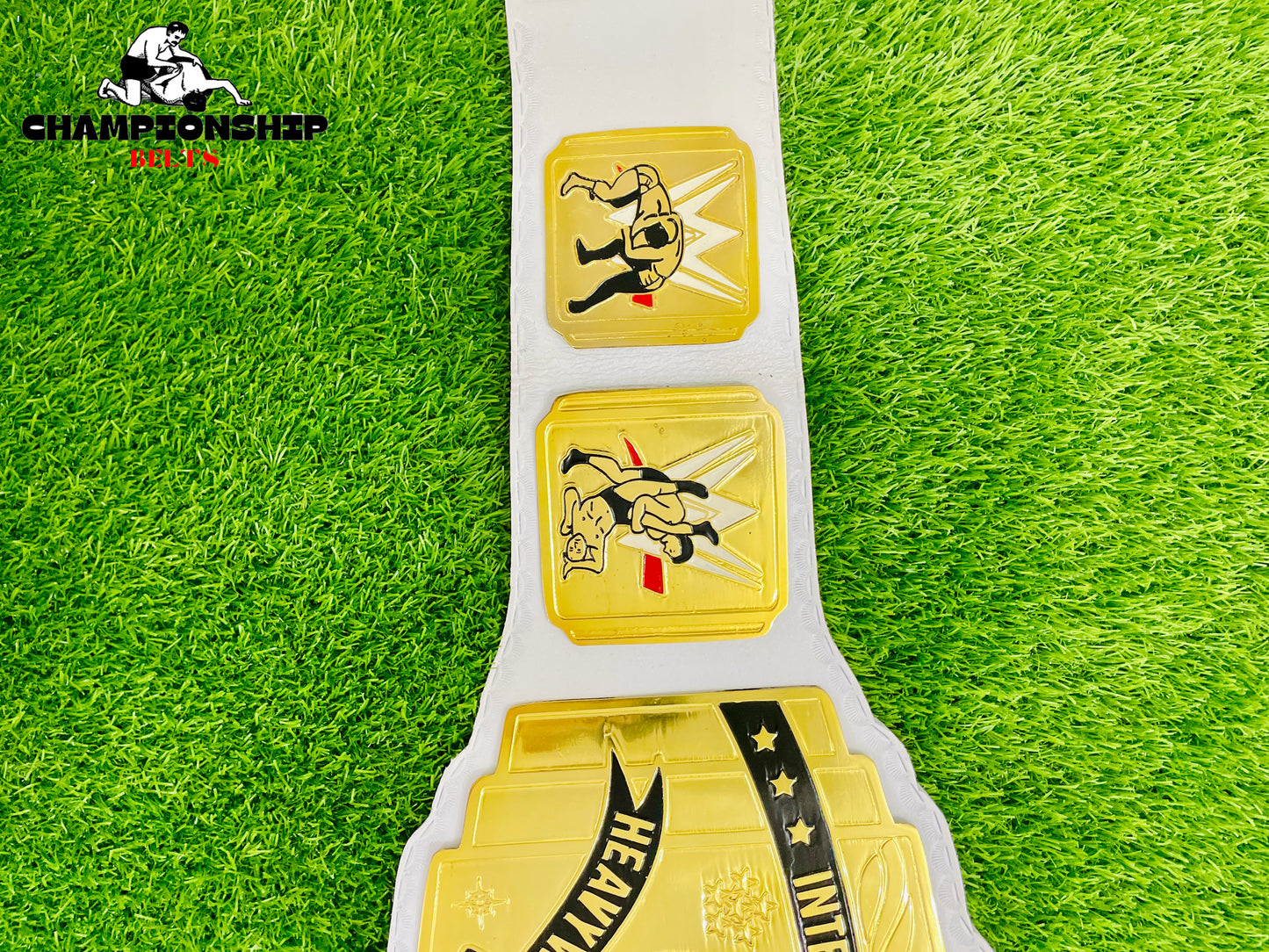 New World Intercontinental Heavyweight Championship Replica title Belt White