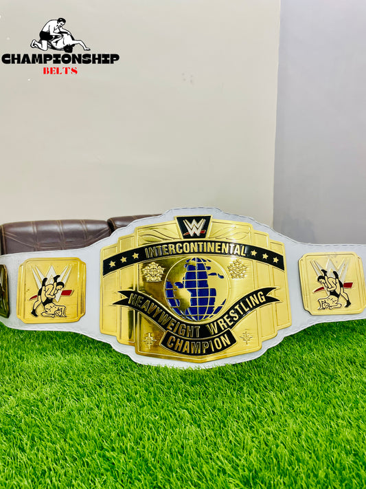 New World Intercontinental Heavyweight Championship Replica title Belt White