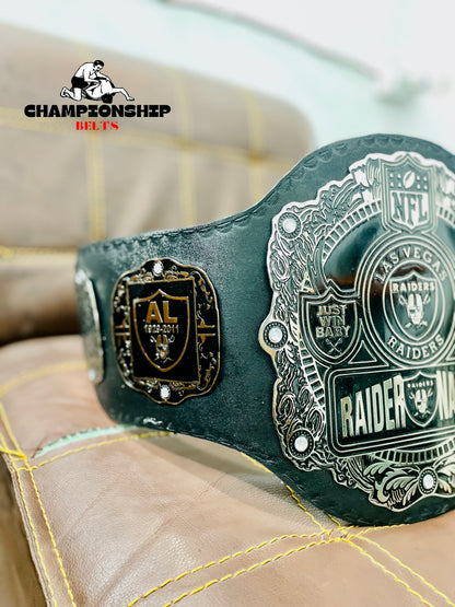 Las Vegas NFL Raider Heavyweight Championship Replica title Belt