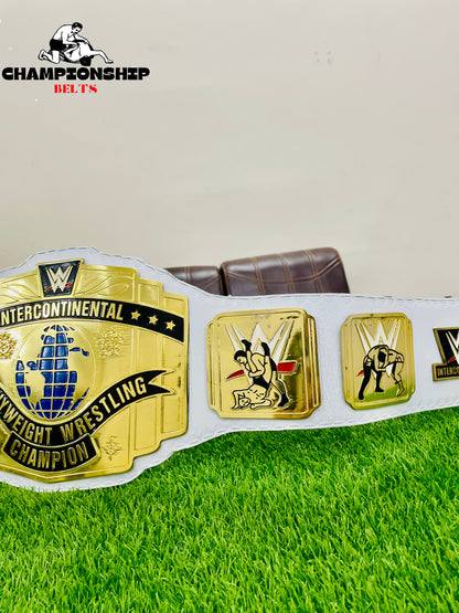 New World Intercontinental Heavyweight Championship Replica title Belt White