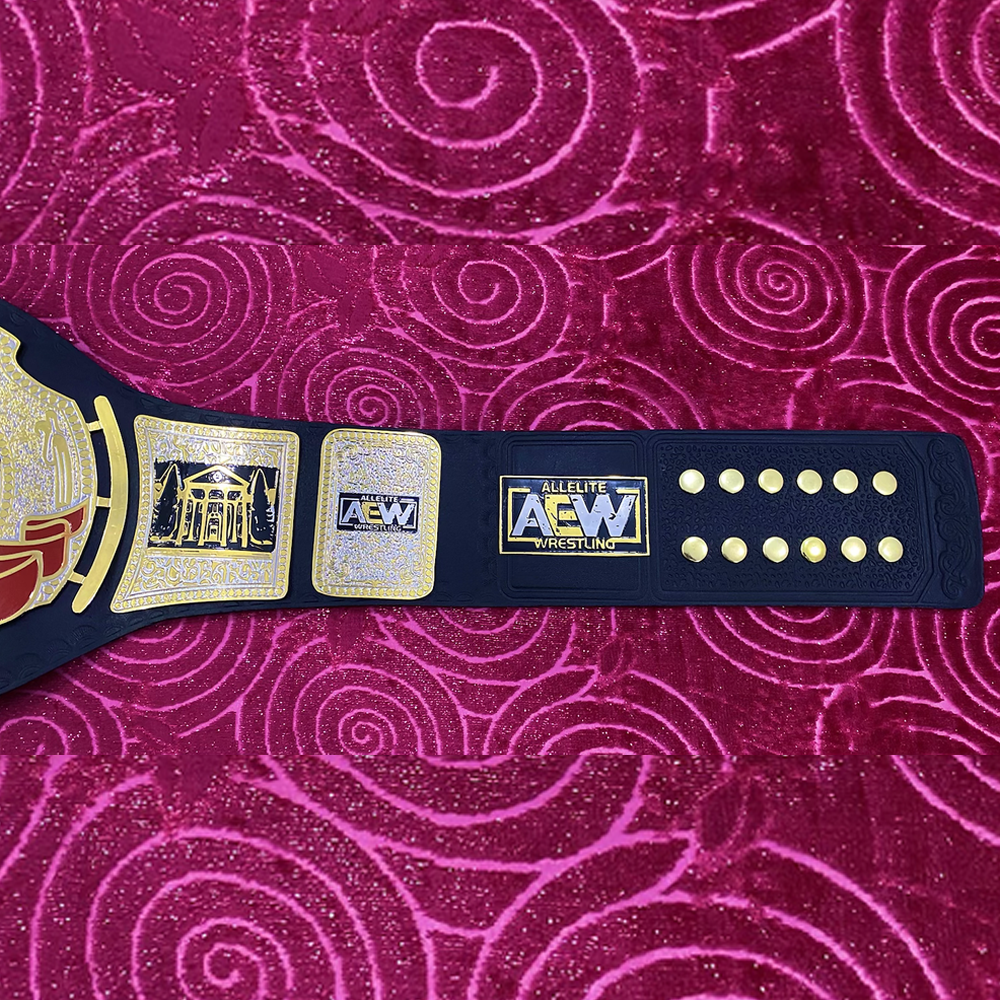 AEW TNT Heavyweight Wrestling Championship Replica title Belt Black