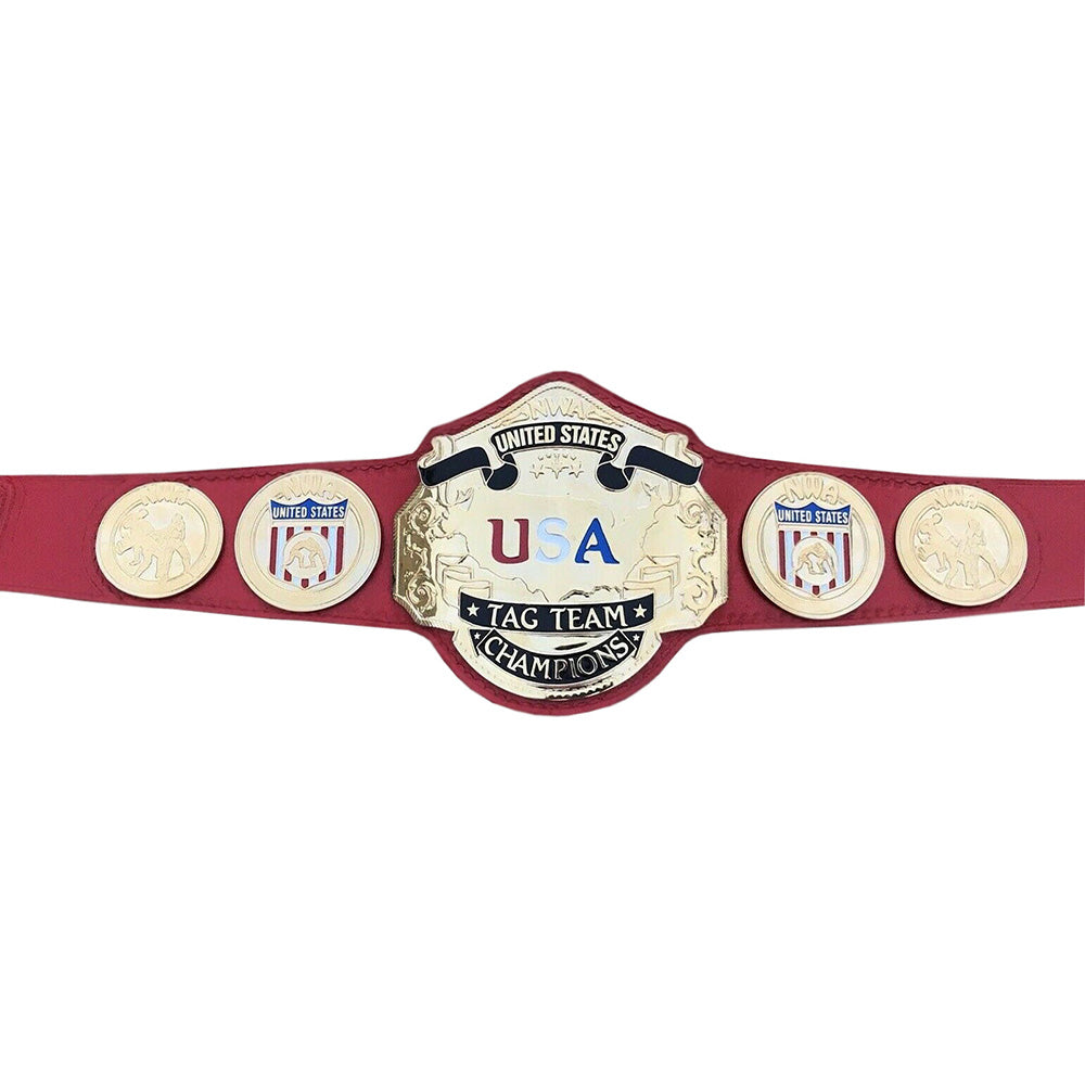 NWA USA Tag Team Heavyweight Wrestling Championship Replica title Belt