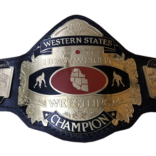 NWA Western States Heavyweight Wrestling Championship Replica title Belt