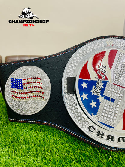 United States Spinner Heavyweight Championship Replica title Belt