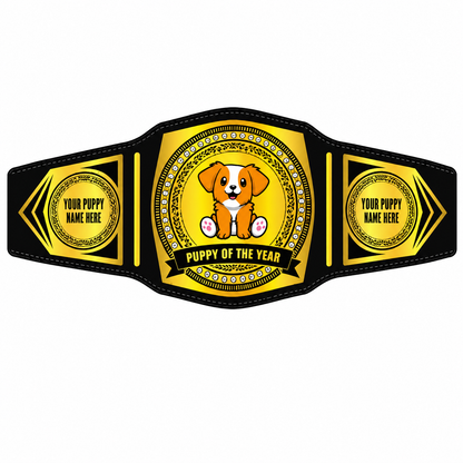 Custom Dog Gift Champion Belt