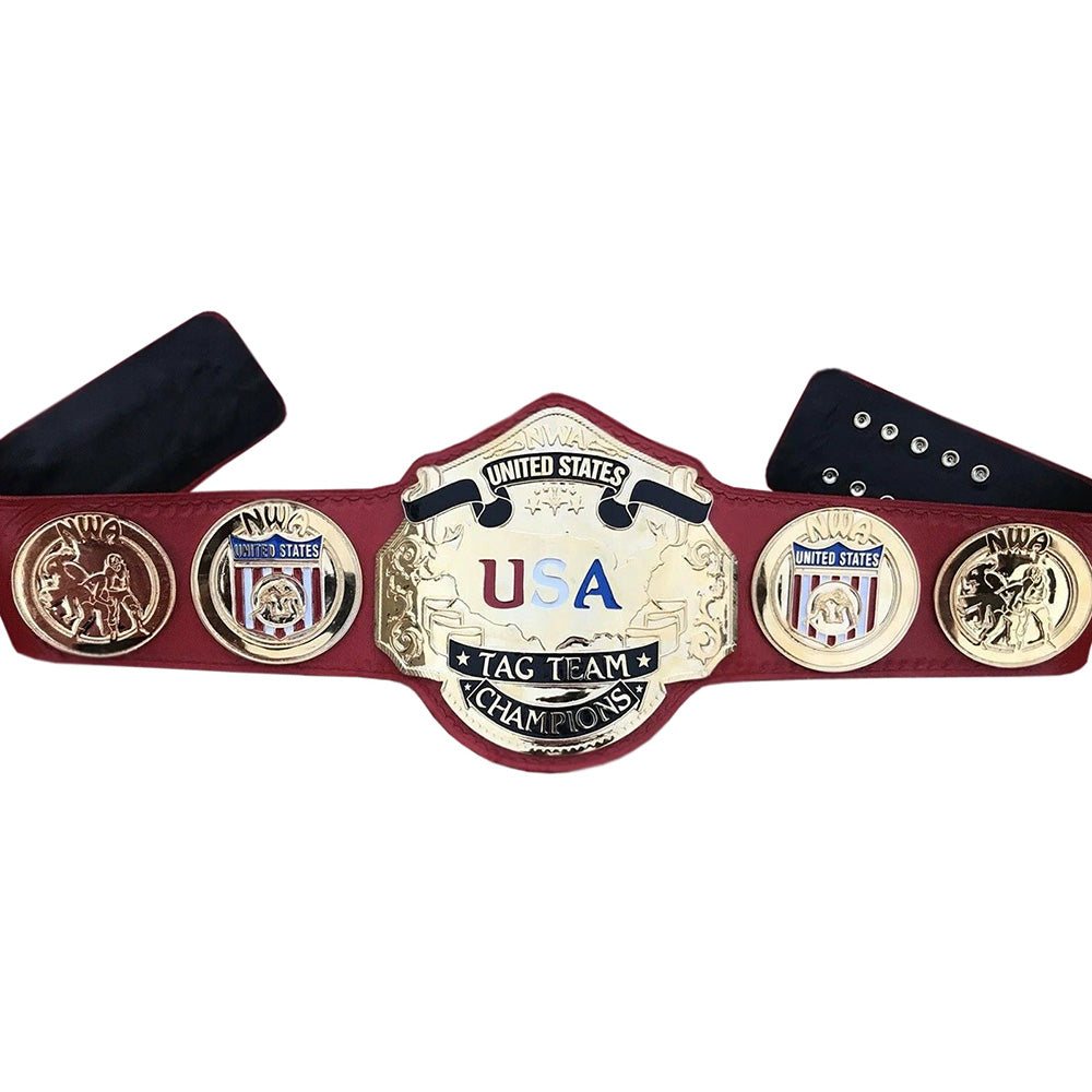 NWA USA Tag Team Heavyweight Wrestling Championship Replica title Belt