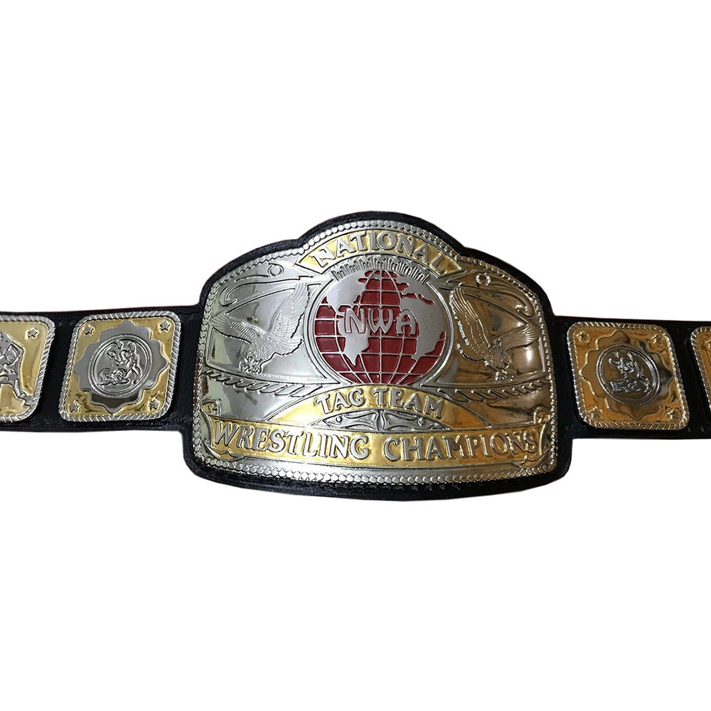 NWA National Tag Team Heavyweight Wrestling Championship Replica title Belt