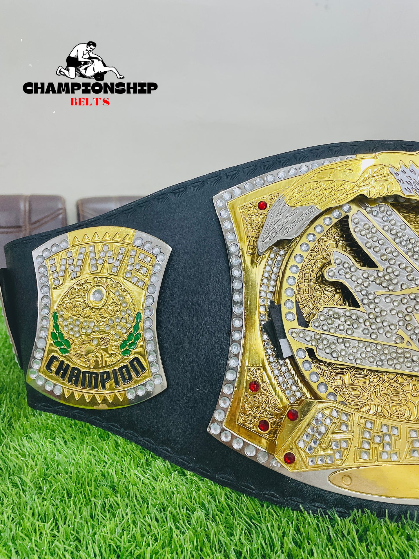 The WWE Spinner Championship Title Belt is made from zinc material - Premium Quality Belt available in 2mm,4mm,6mm & 8mm- Easy return & Worldwide Shipping