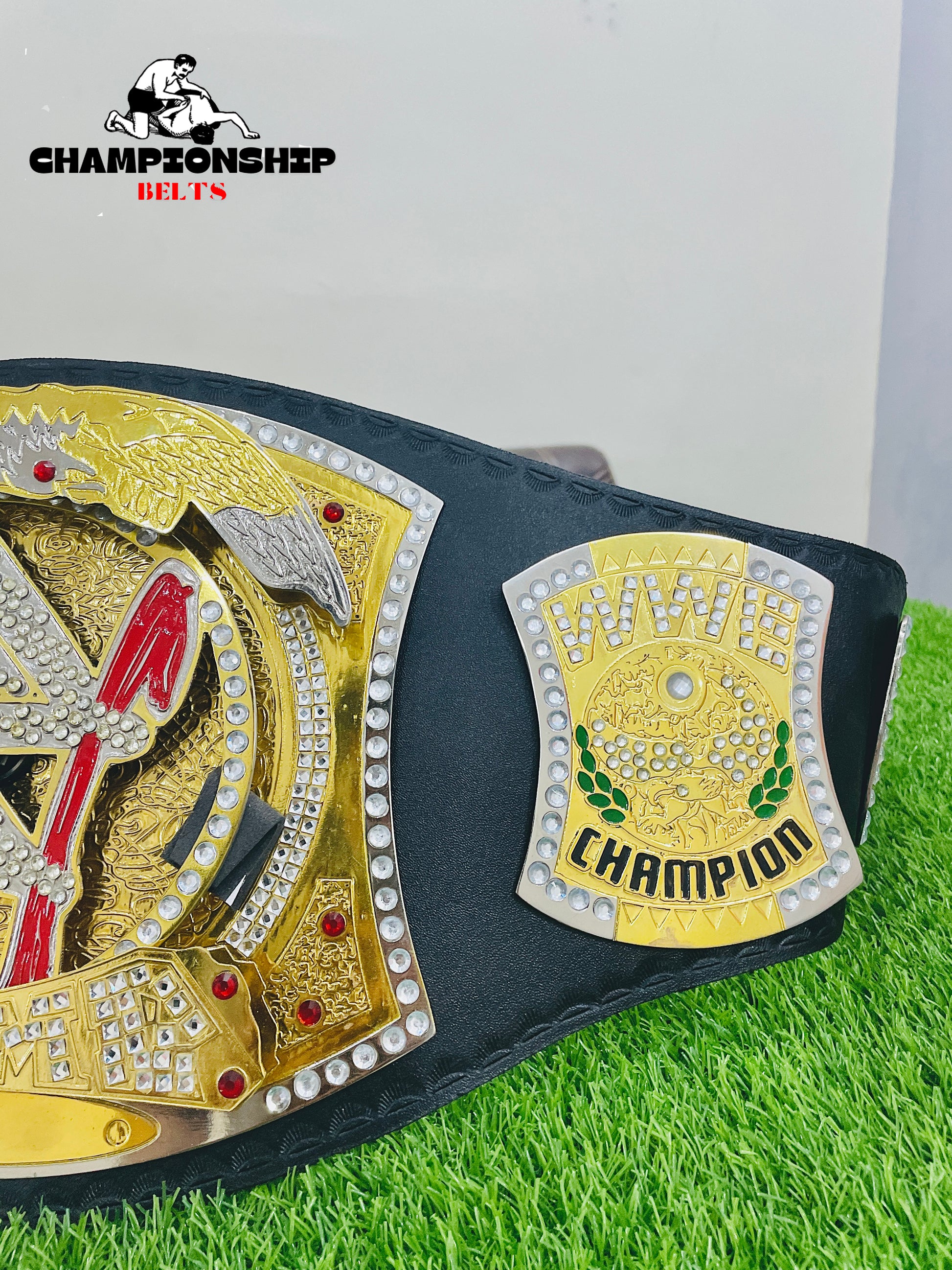 The WWE Spinner Championship Title Belt is made from zinc material - Premium Quality Belt available in 2mm,4mm,6mm & 8mm- Easy return & Worldwide Shipping