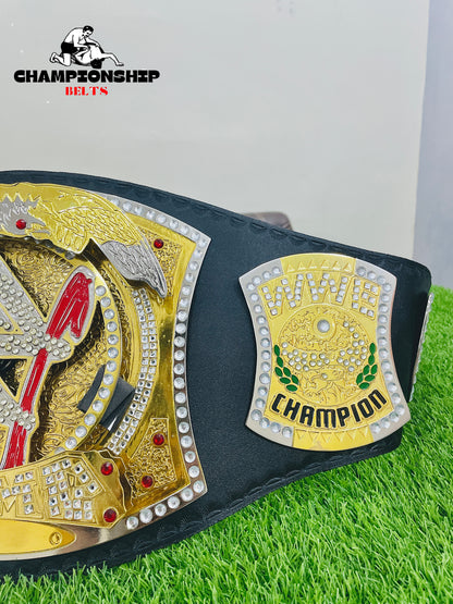 The WWE Spinner Championship Title Belt is made from zinc material - Premium Quality Belt available in 2mm,4mm,6mm & 8mm- Easy return & Worldwide Shipping