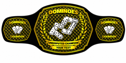 Dominoes Championship Belt