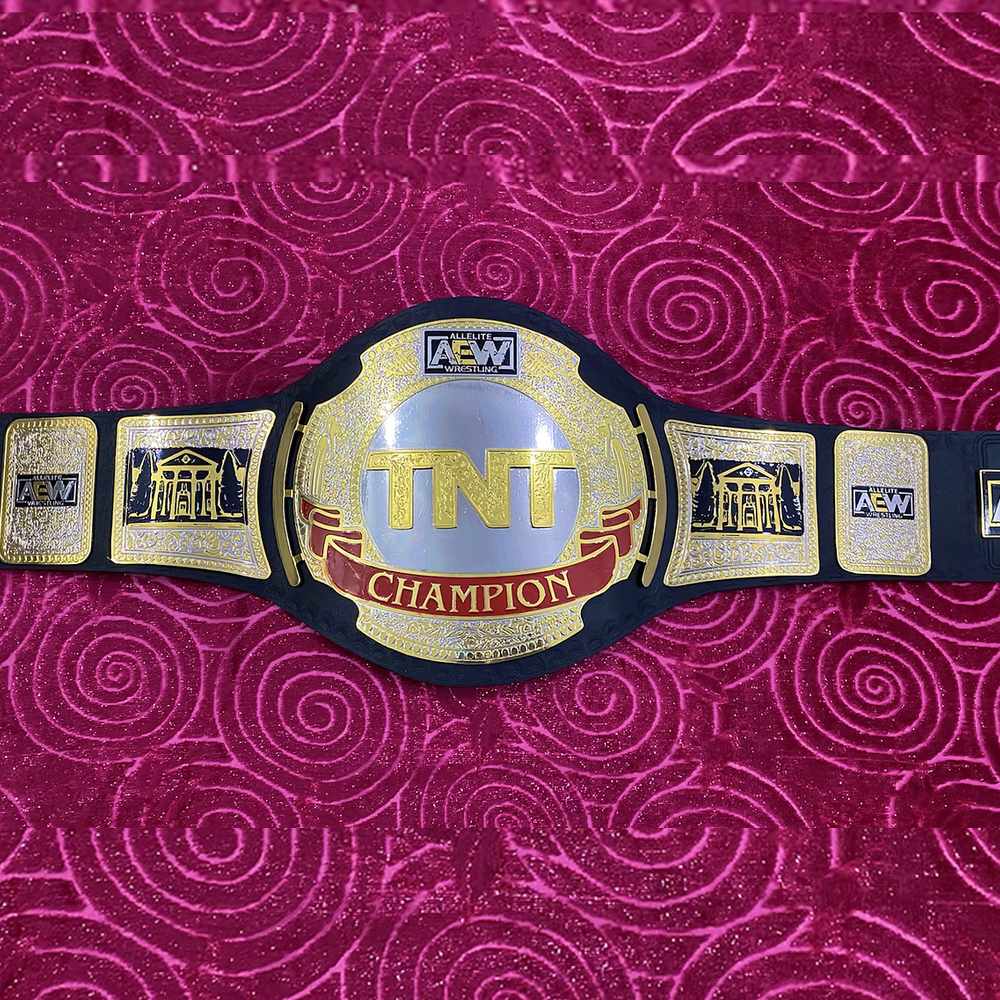 AEW TNT Heavyweight Wrestling Championship Replica title Belt Black